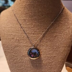 Origami Owl Silver  Locket Set